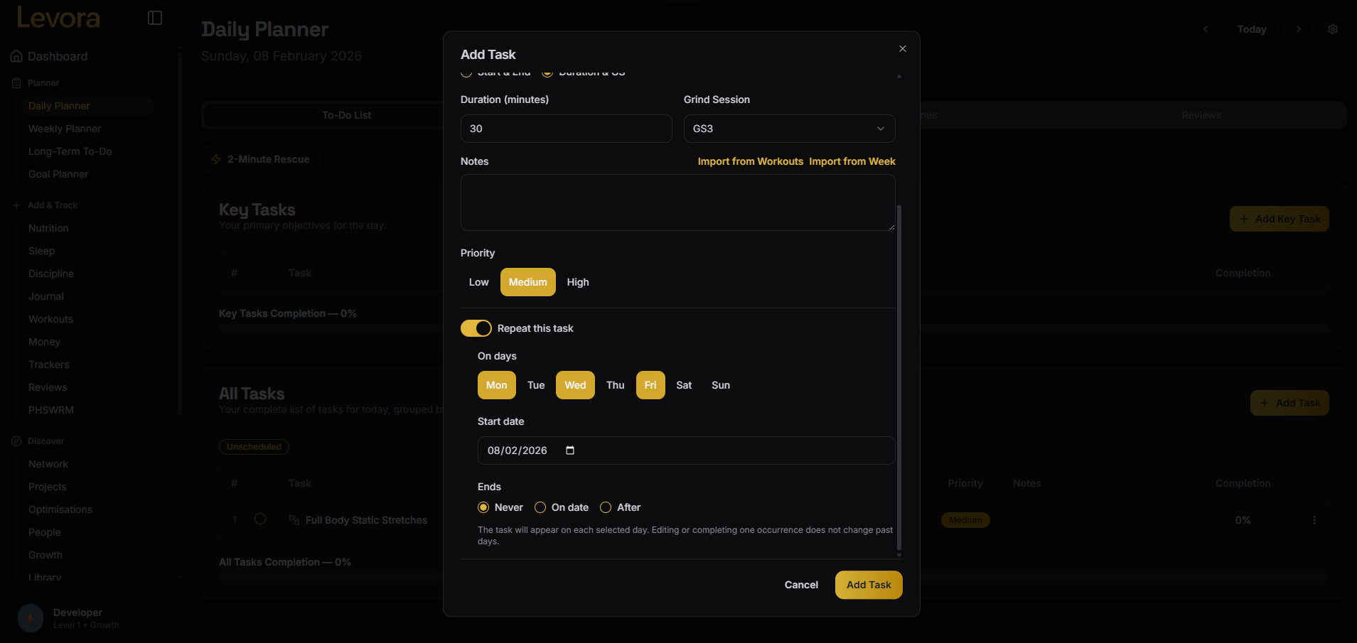 Automations feature screenshot